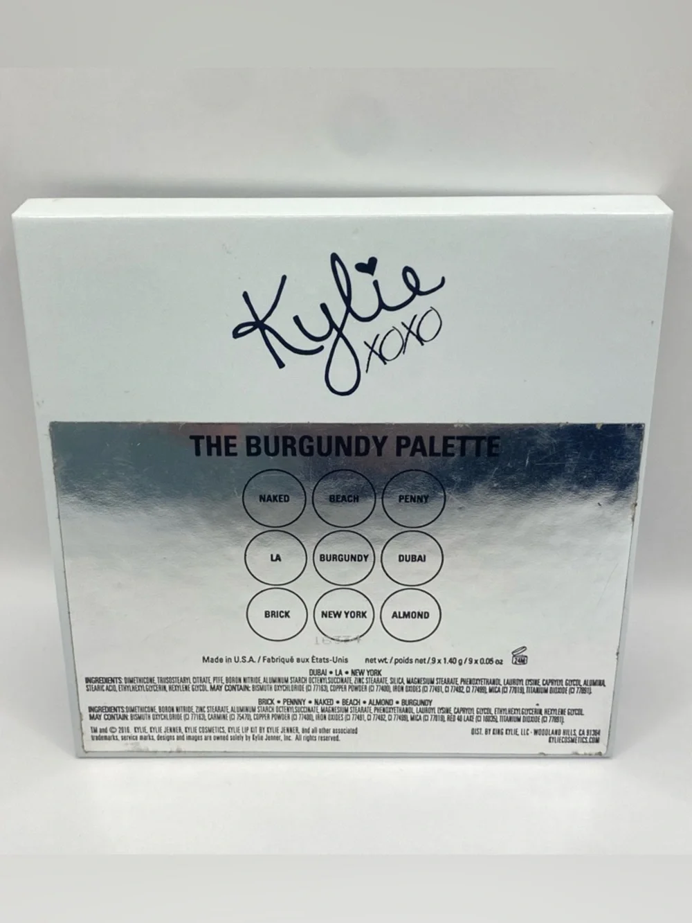Kylie Cosmetics The‎ Burgundy Eyeshadow Palette